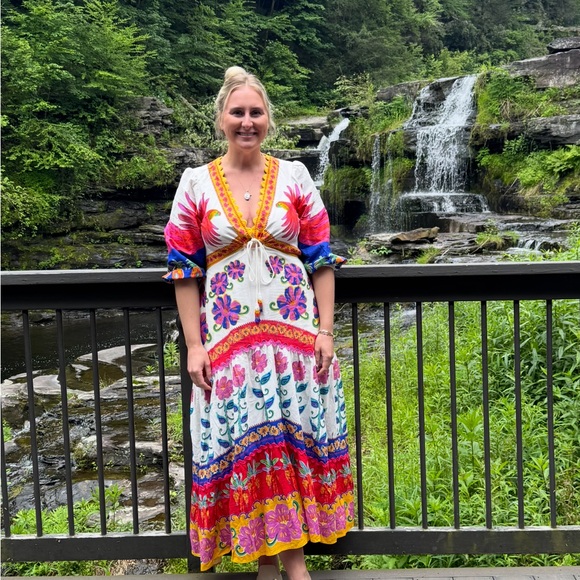 FARM Rio Vibrant Floral Maxi Dress - Picture 2 of 2